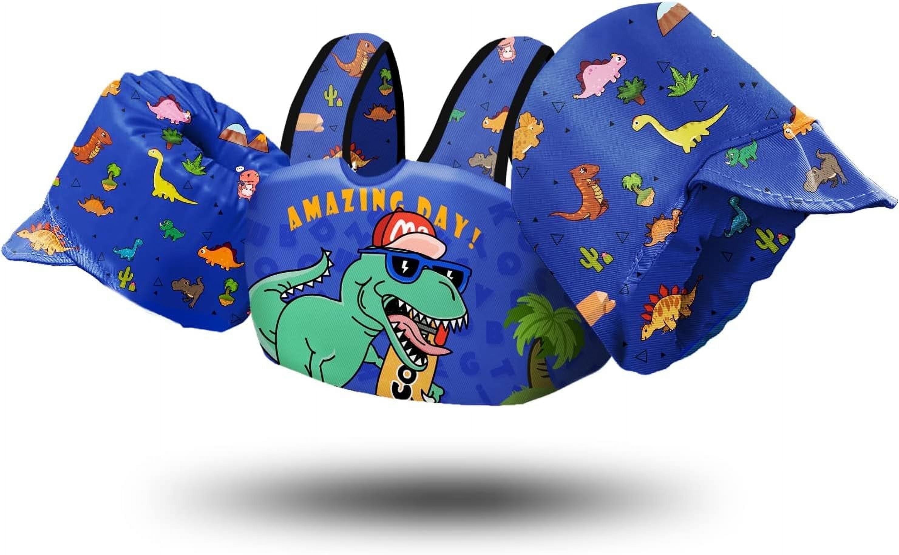 Chriffer Kids Swim Vest Life Jacket 33-55 Pounds, Toddler Floaties for 3-7 Years Old